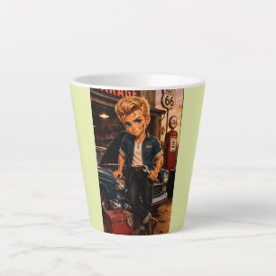 Rockachibi Dean – Vintage Gift Idea Latte Mug