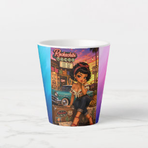 Rockachibi Penelope Dawn – Vintage Gift Idea Latte Mug
