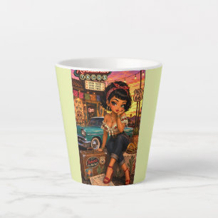 Rockachibi Penelope – Vintage Gift Idea Latte Mug