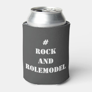 #RockandRolemodel - White Editable.  Can Cooler