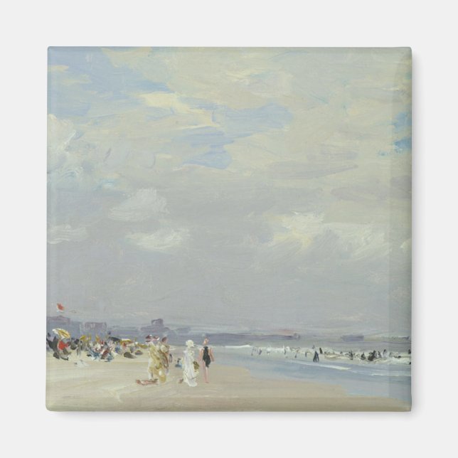 Rockaway Beach (New York) (by E.H. Potthast) Magnet (Front)