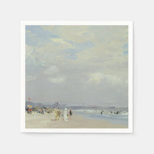 Rockaway Beach (New York) (by E.H. Potthast) Napkin