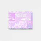Rockaway Beach Orchid Surfers Sticky Notes 4" x 3"