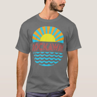 Rockaway Beach Sun And Waves T-Shirt