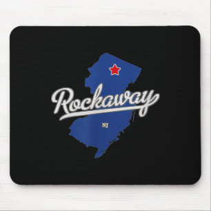 Rockaway New Jersey Nj Map Mouse Pad