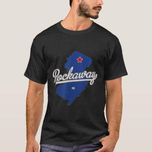 Rockaway New Jersey Nj Map  T-Shirt