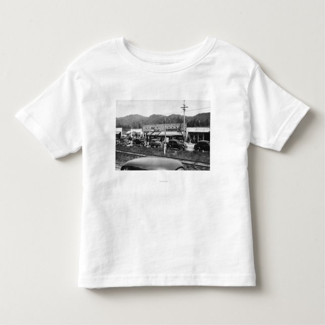 Rockaway, Oregon Main Business Section Toddler T-Shirt (Front)