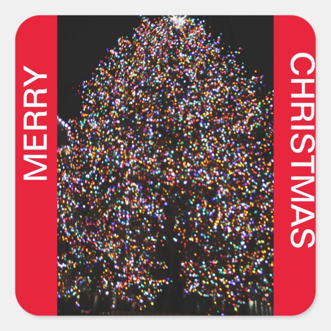 ROCKEFELLER CENTER TREE STICKER (Front)