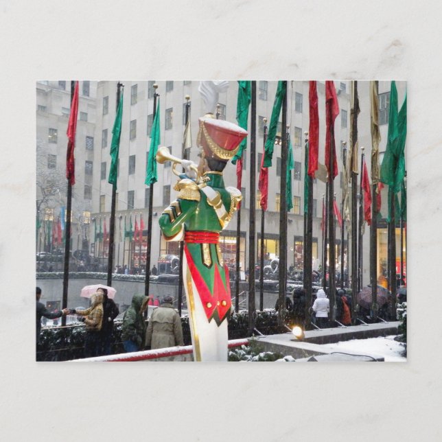 Rockefeller Centre Christmas Holiday Postcard (Front)