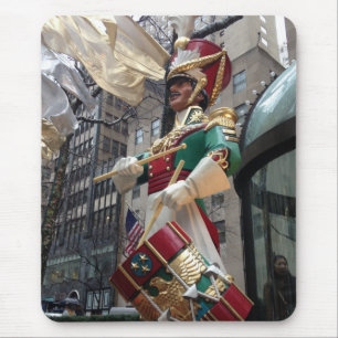 Rockefeller Centre Drummer Boy Christmas New York Mouse Pad