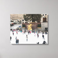 Rockefeller Centre Ice Skating Rink Christmas NYC