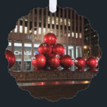 Rockefeller Centre New York NY Red Christmas Balls Tree Decoration Card<br><div class="desc">Features an original colour photograph of red Christmas ball decorations at Rockefeller Centre,  NYC.

Lots of other NYC photographs are also available from this shop. Don't see exactly what you're looking for? Contact Rebecca to have a product customised just for you!</div>