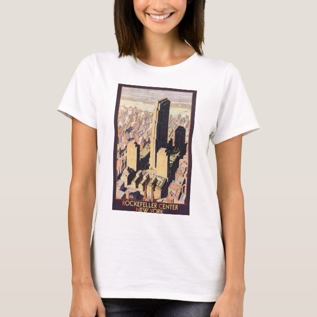 Rockefeller Centre New York T-Shirt (Front)