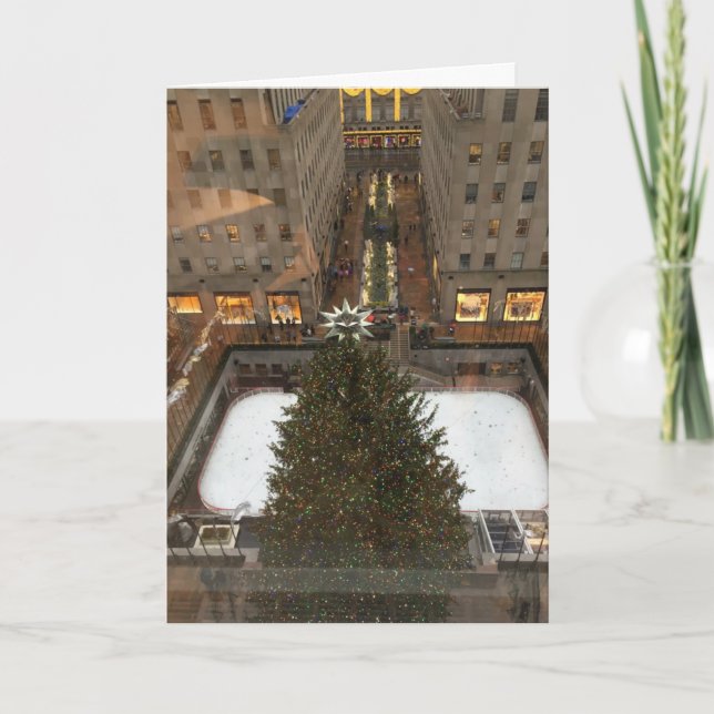 Rockefeller Centre NYC Christmas Tree Holiday Rink (Front)