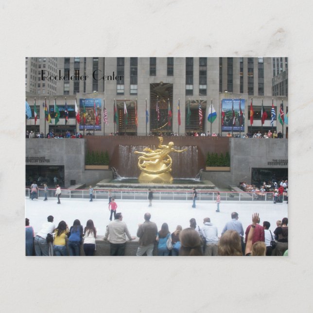 Rockefeller Centre Postcard (Front)