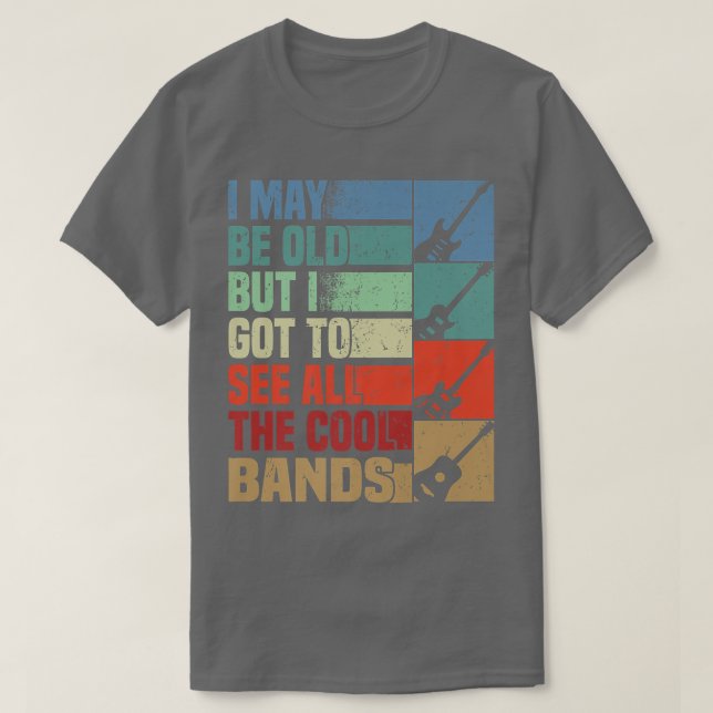 Rocker and Guitar Lover got to see all the cool Ba T-Shirt (Design Front)