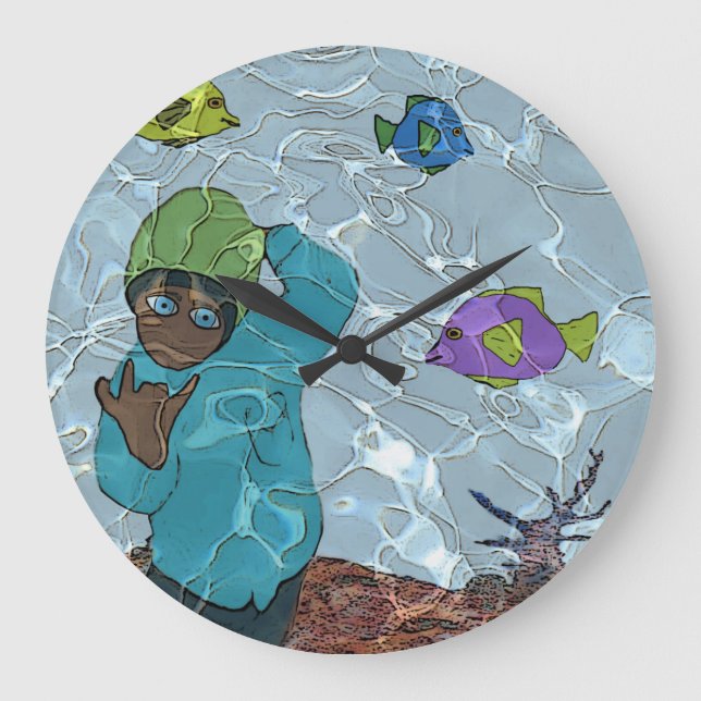 Rocker Boy Clock (Front)