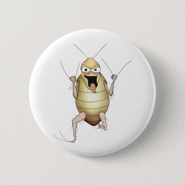 Rocker Bug 6 Cm Round Badge (Front)