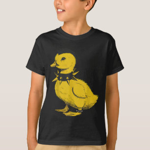 Rocker duck punk metal rock and roll music toddler T-Shirt