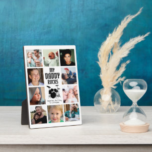 Rocker Father My Daddy Rocks Photo Plaque