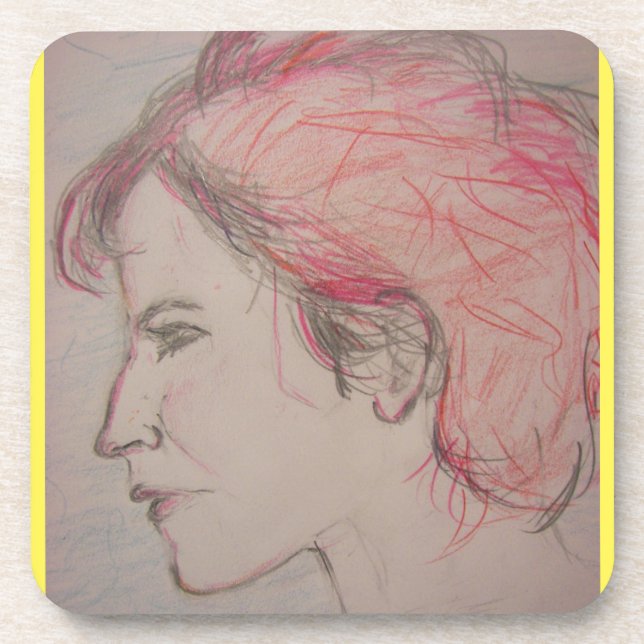 Rocker Girl Coaster (Front)