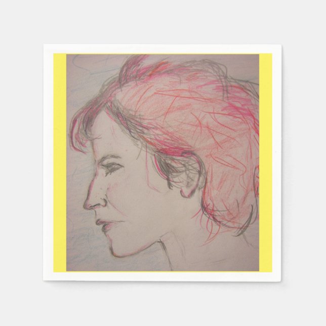 Rocker Girl Napkin (Front)