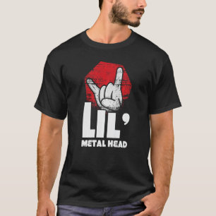 Rocker Hand Metal Sign Rock Music Lover Little Met T-Shirt