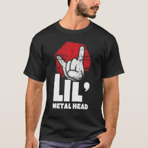 Rocker Hand Metal Sign Rock Music Lover Little Met T-Shirt