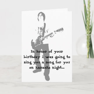rocker, In honour of your birthday i was going Card