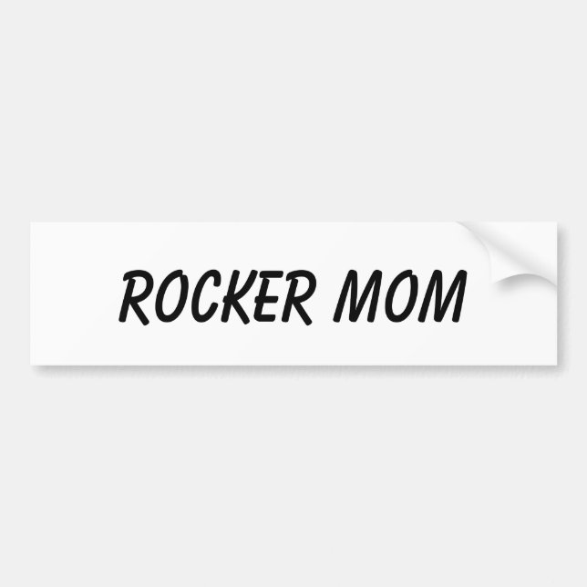 ROCKER MOM BUMPER STICKER (Front)