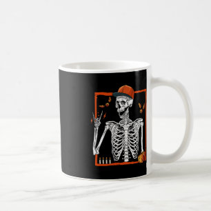 Rocker Skeleton Hand Rock On Costume Funny Hallowe Coffee Mug