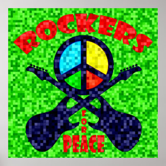 ROCKERS FOR PEACE POSTER