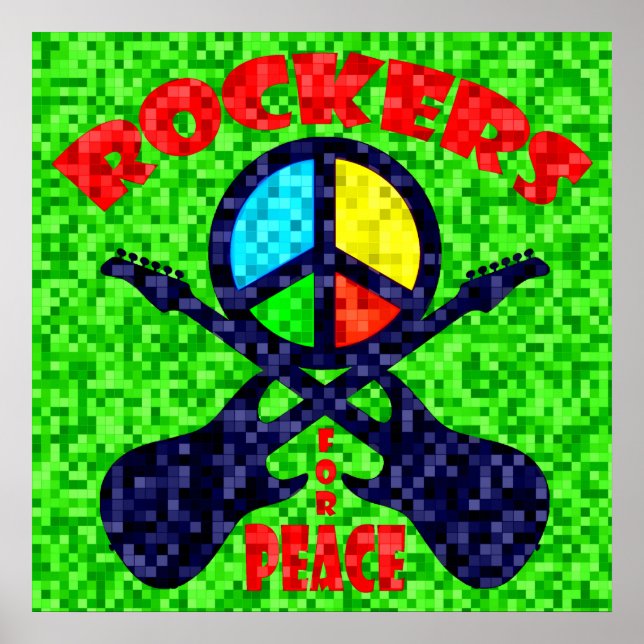 ROCKERS FOR PEACE POSTER (Front)