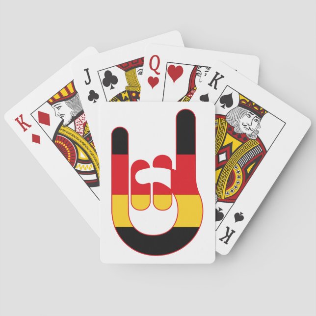 ROCKERUM ROCKER ROCKERO ALEMANIA PLAYING CARDS (Back)