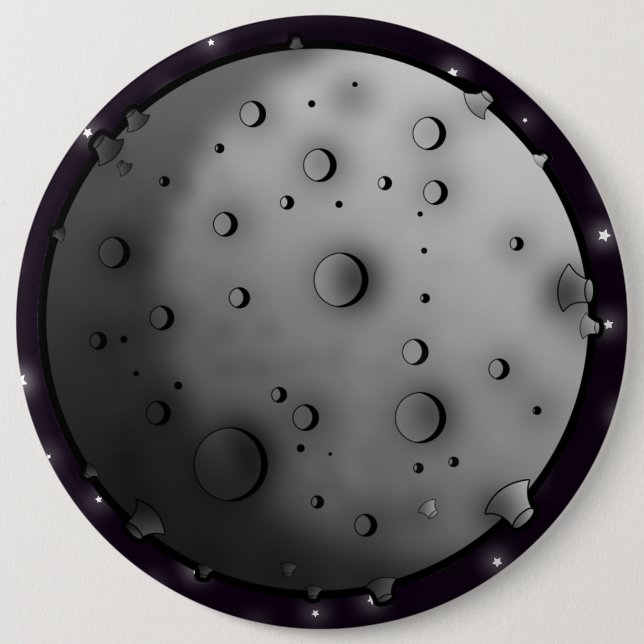 Rocket 6 Cm Round Badge (Front)