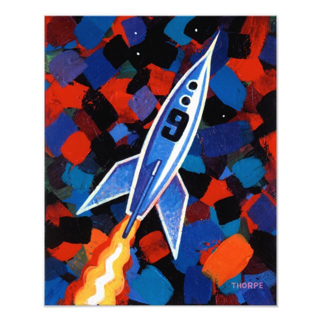Rocket #9 photo print (Front)