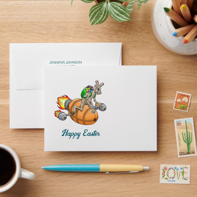 Rocket Bunny Envelope (Desk)