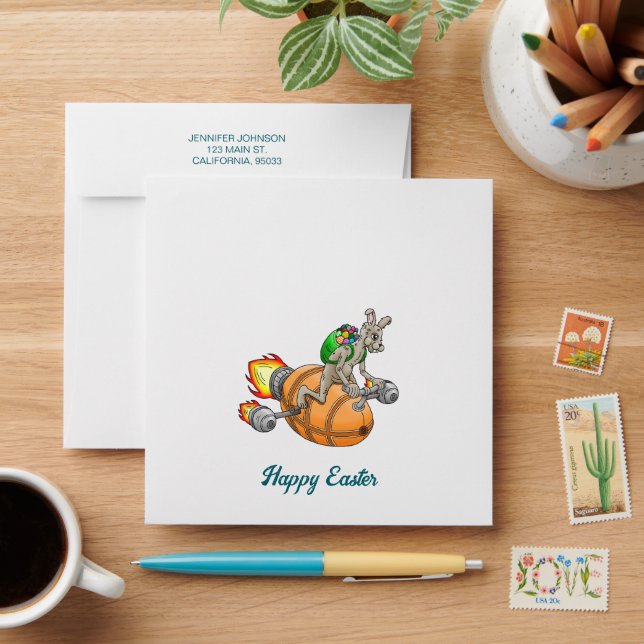 Rocket Bunny Envelope (Desk)
