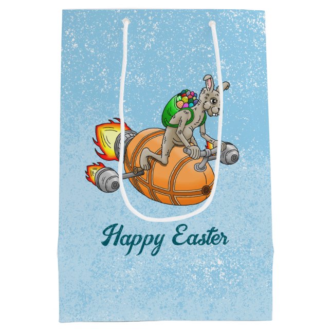 Rocket Bunny Medium Gift Bag (Back)