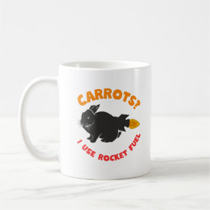 Rocket Bunny. Sarcastic rabbit. Funny Rabbit Coffee Mug