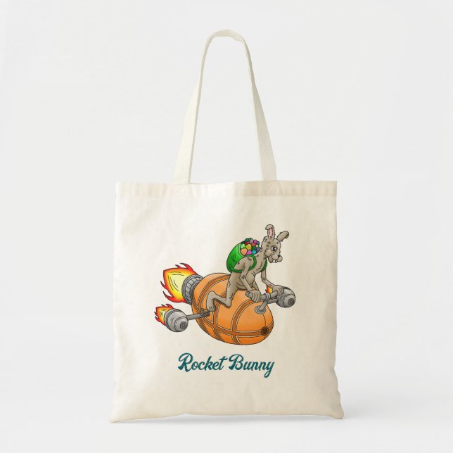 Rocket Bunny Tote Bag (Front)