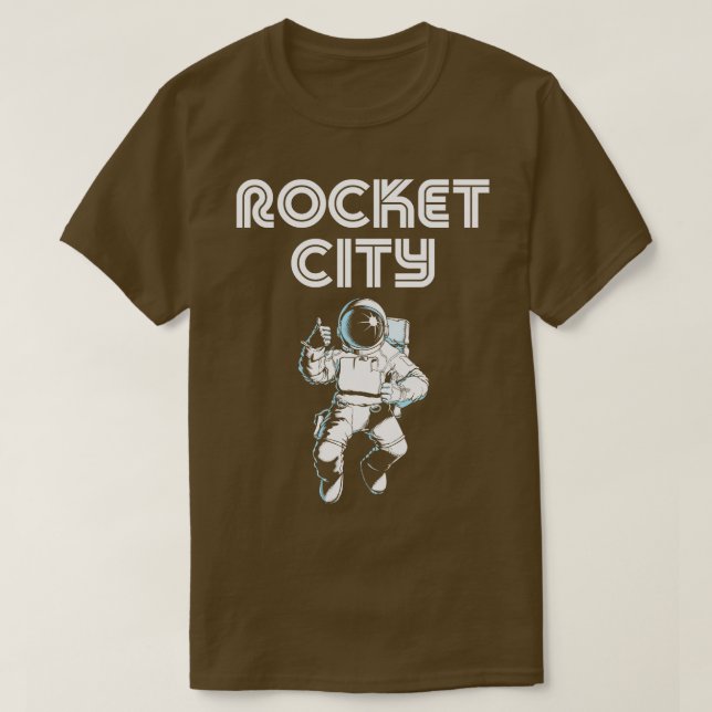 Rocket City Huntsville AL Alabama T-Shirt (Design Front)