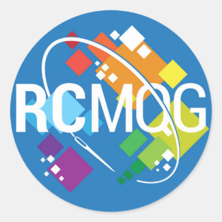 Rocket City Modern Quilt Guild Logo Stickers (L)