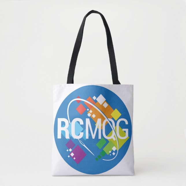 Rocket City Modern Quilt Guild Logo Tote Bag (Front)