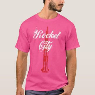 Rocket City Saturn V Huntsville AL Alabama T-Shirt