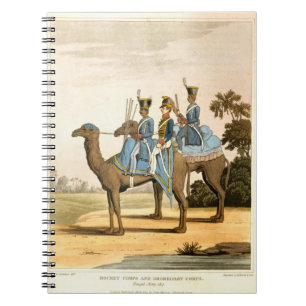 Rocket Corps and Dromedary Corps, Bengal Army 1817 Spiral Notebook