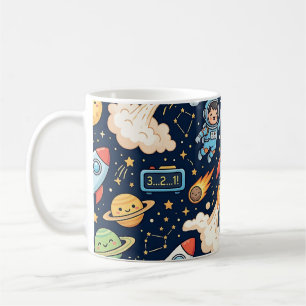 Rocket Countdown Space Mug