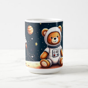 Rocket Dreams Teddy Astronaut Coffee Mug