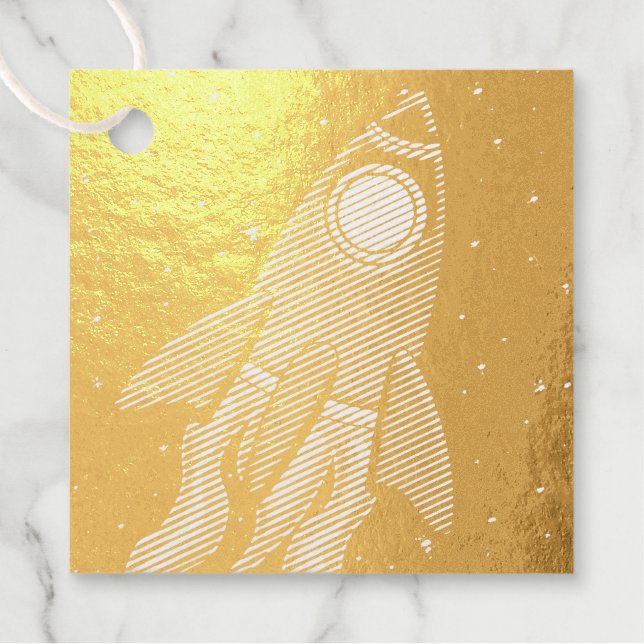 Rocket   favour tags (Front)