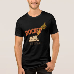 rocket festival Tri-Blend shirt